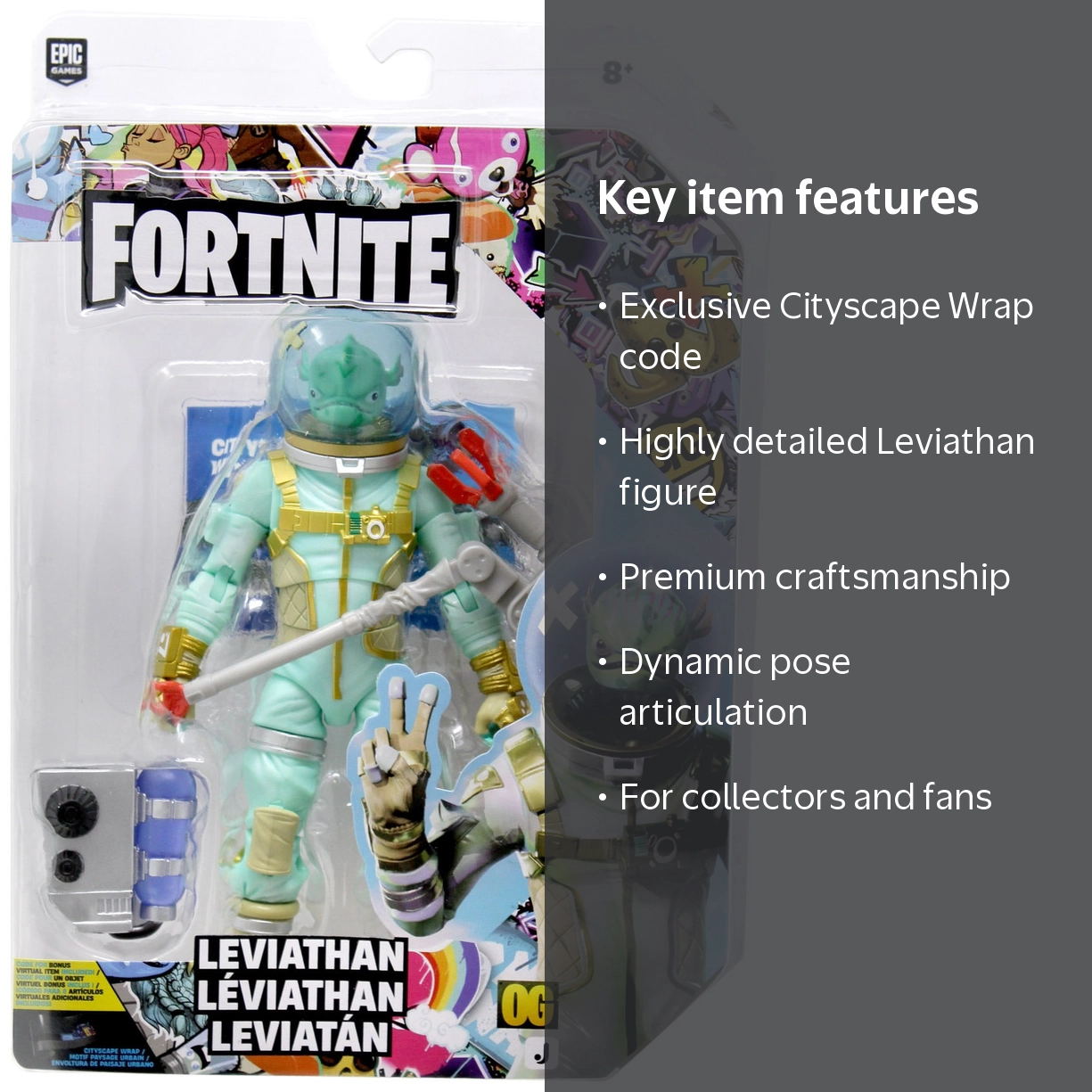 Fortnite Legendary Series Leviathan Action Figure [Includes Code