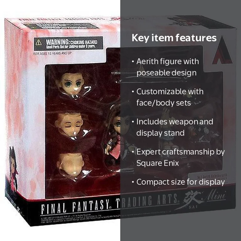 Final Fantasy X Trading Arts Kai Series 03 Aerith Mini Figure