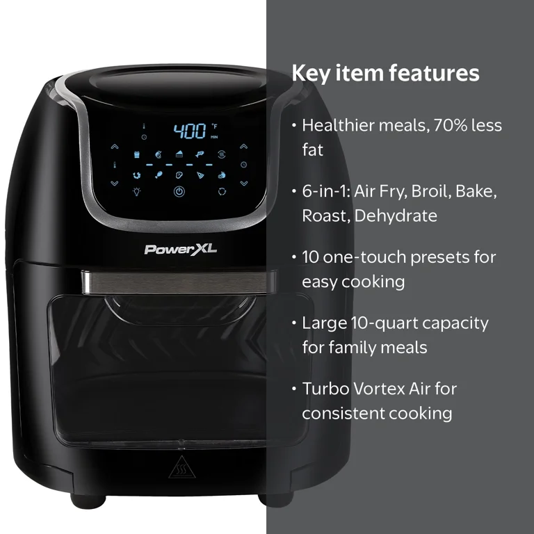 PowerXL Turbo Vortex Air Fryer Pro 10QT - Walmart.com