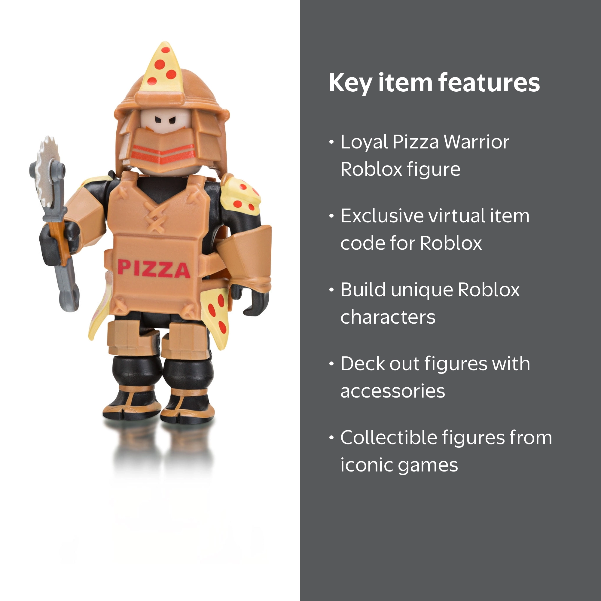 Roblox Action Collection - Loyal Pizza Warrior Figure Pack