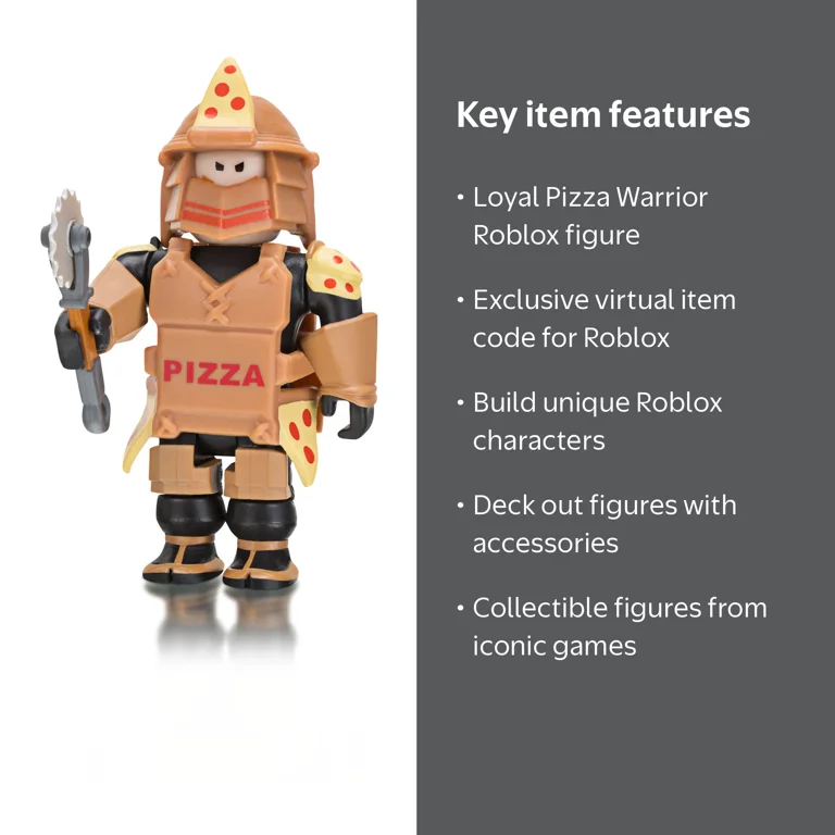 Roblox Action Collection - Loyal Pizza Warrior Figure Pack