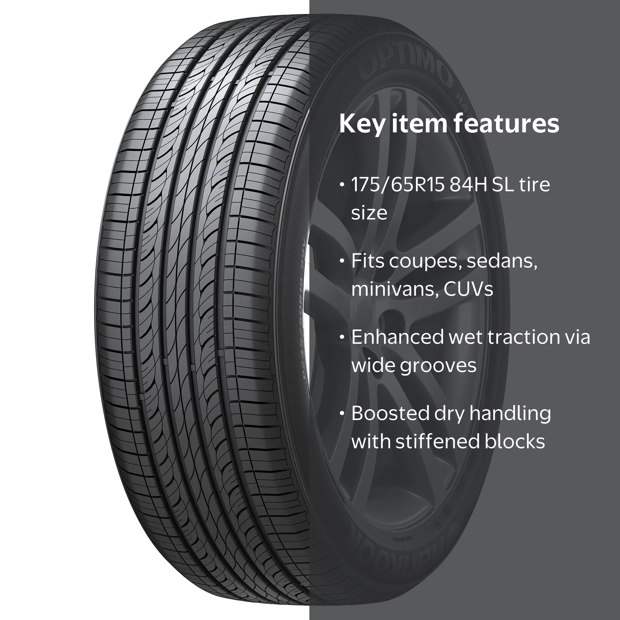 Hankook Optimo H426, 175/65R15 84H, All-Season Passenger Tire