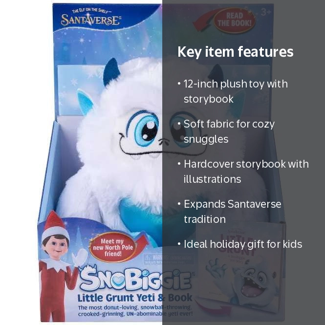 The Elf on the Shelf SnoBiggie Little Grunt ‚Äì Yeti Plush
