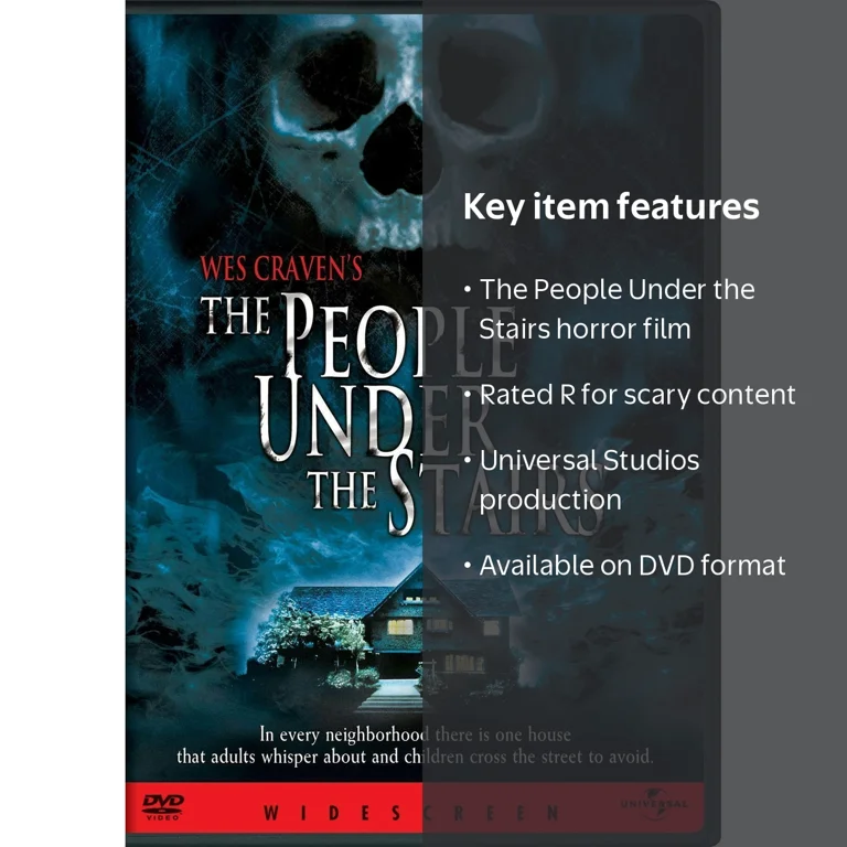 The People Under the Stairs DVD, Horror, Universal Studios