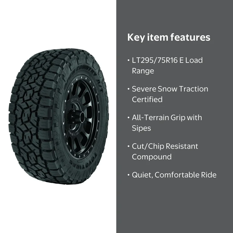 OPEN COUNTRY LT285/75R16 タイヤ　1本 Toyo Tires Open Country A/T III LT295/75R16 E/10PLY BSW