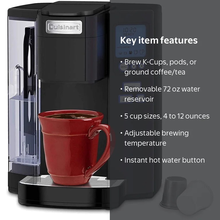 Cuisinart Premium Single-Serve Coffeemaker, K-Cup Compatible, Brew