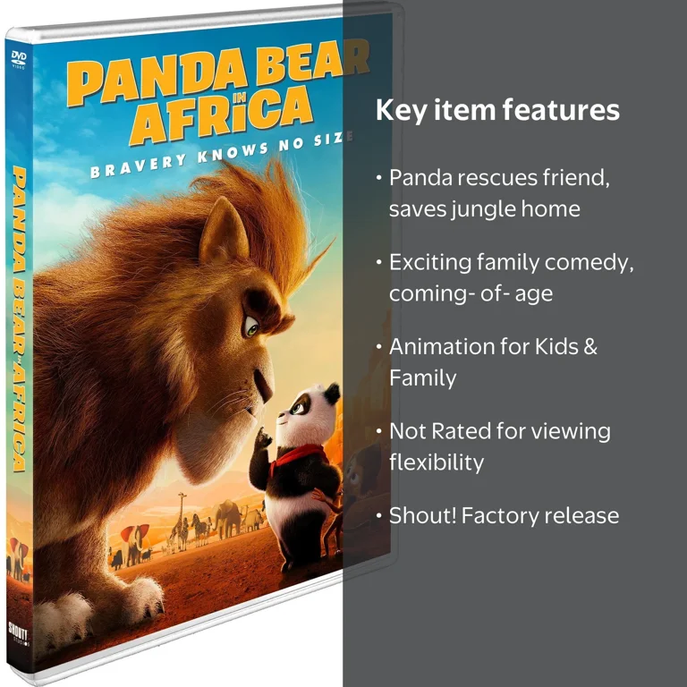 Panda Bear in Africa (DVD), Family, Shout! Factory - Walmart.com