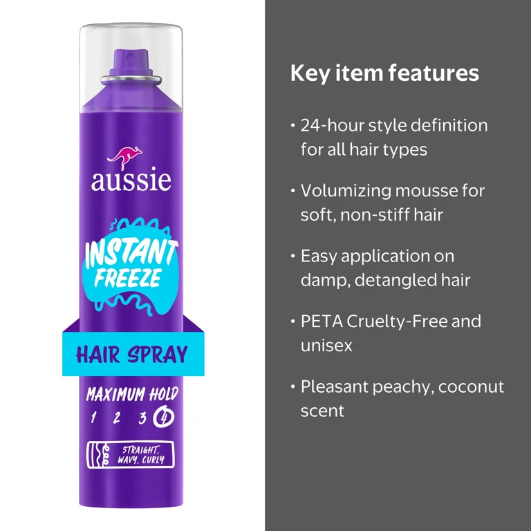 Aussie, Sculpting Mousse, 6 oz, For Curly, Wavy, and Straight Hair