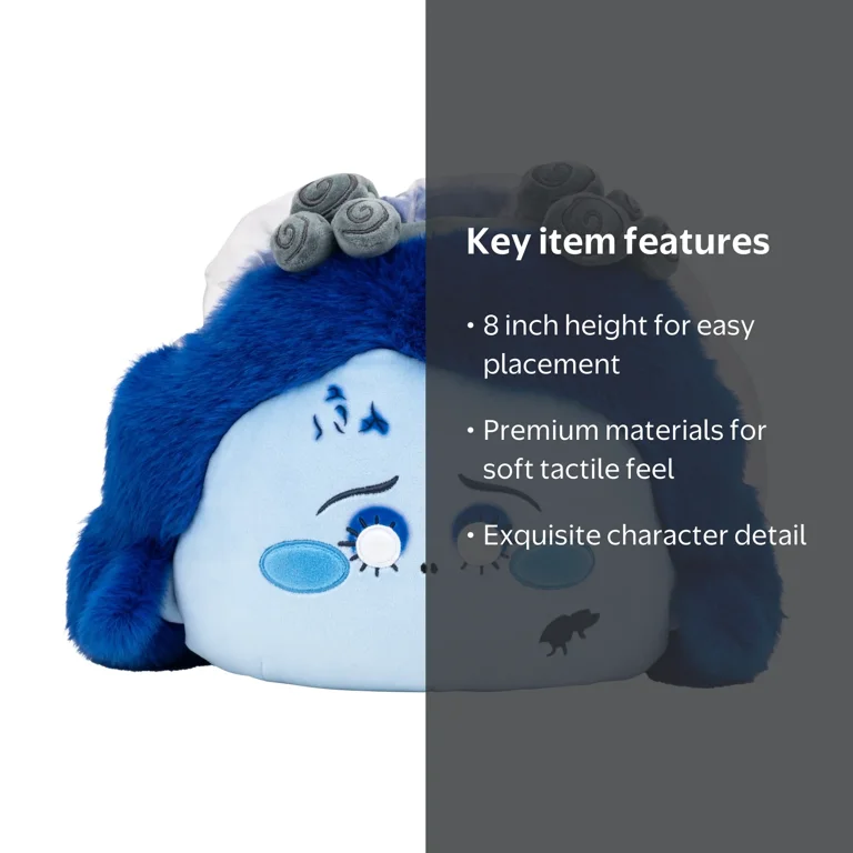 ATAM - 8 inch Corpse Bride Emily Plush - Walmart.com