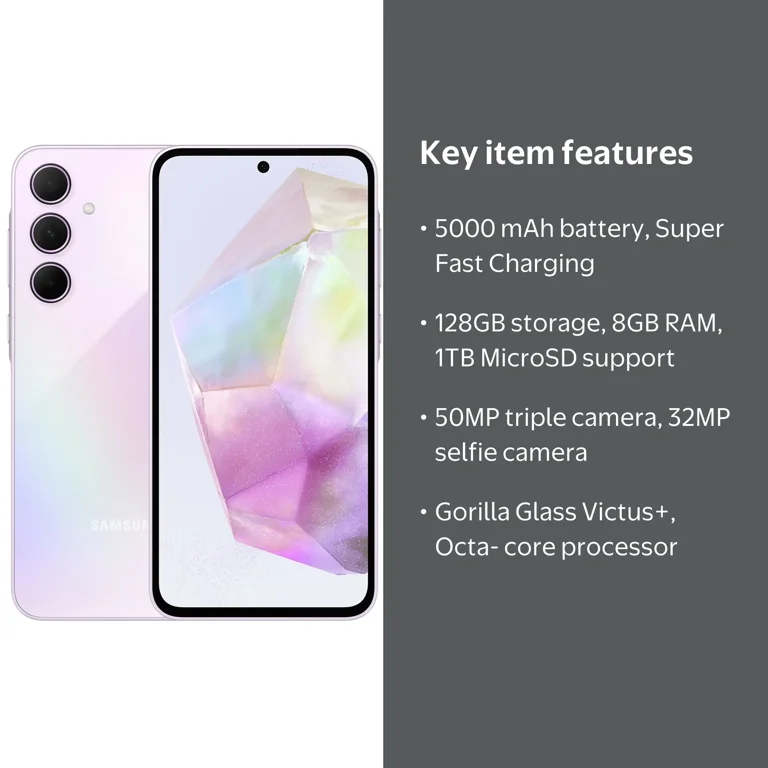 Samsung Galaxy A55 5G 128GB Dual-SIM Unlocked Android Smartphone