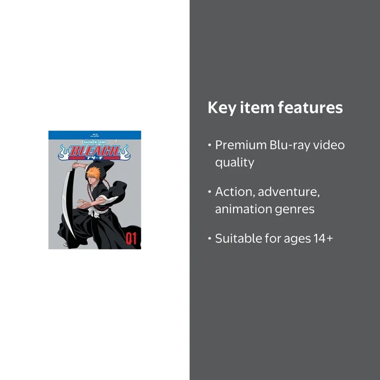 Bleach Box Set 1: Blu-Ray Anime Series - Walmart.com