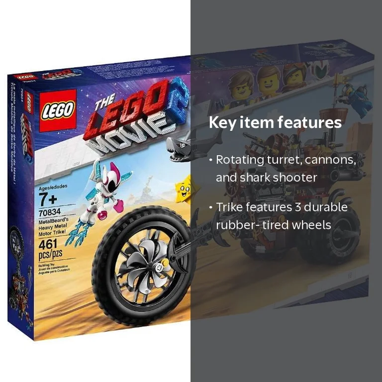 Pre-Owned The LEGO Movie 2 MetalBeard's Heavy Metal Motor Trike
