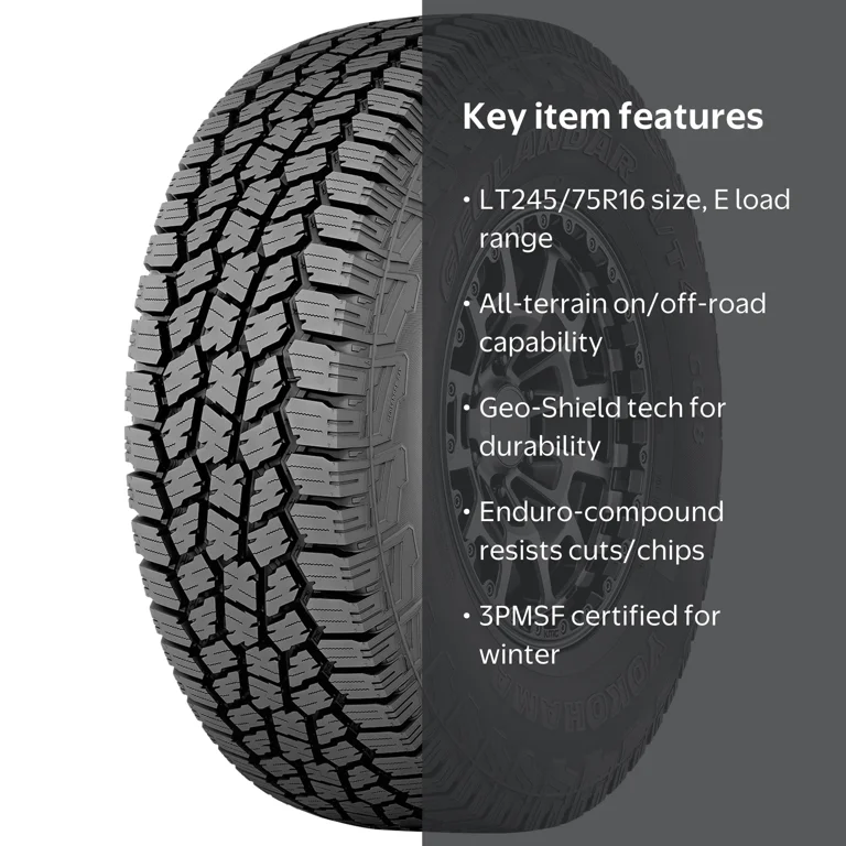 Yokohama Geolandar A/T4 G018 All Terrain LT245/75R16 120/116S E