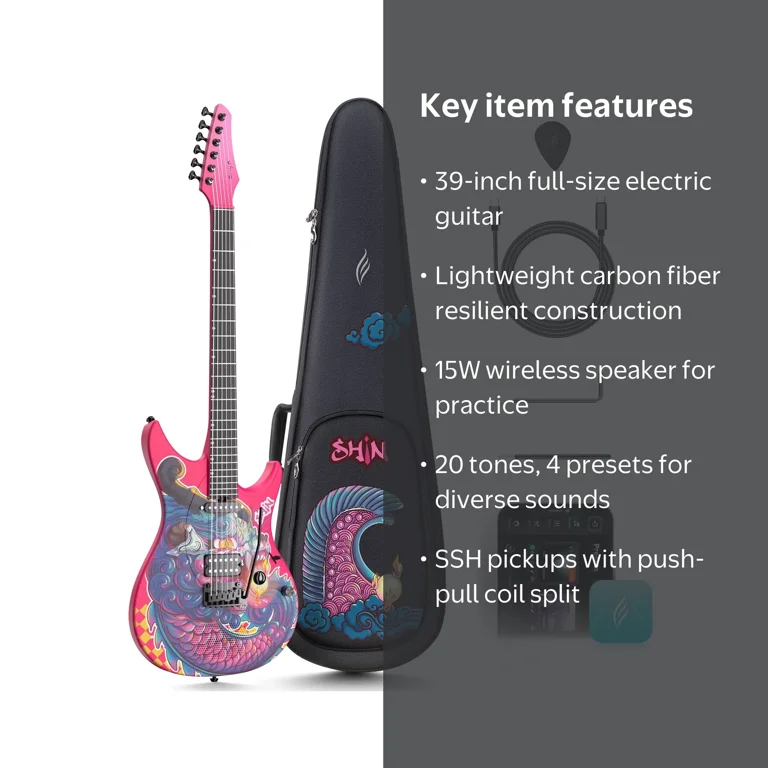 Enya Electric Guitar Inspire Shinichi Kobayashi Dragon Flame 39