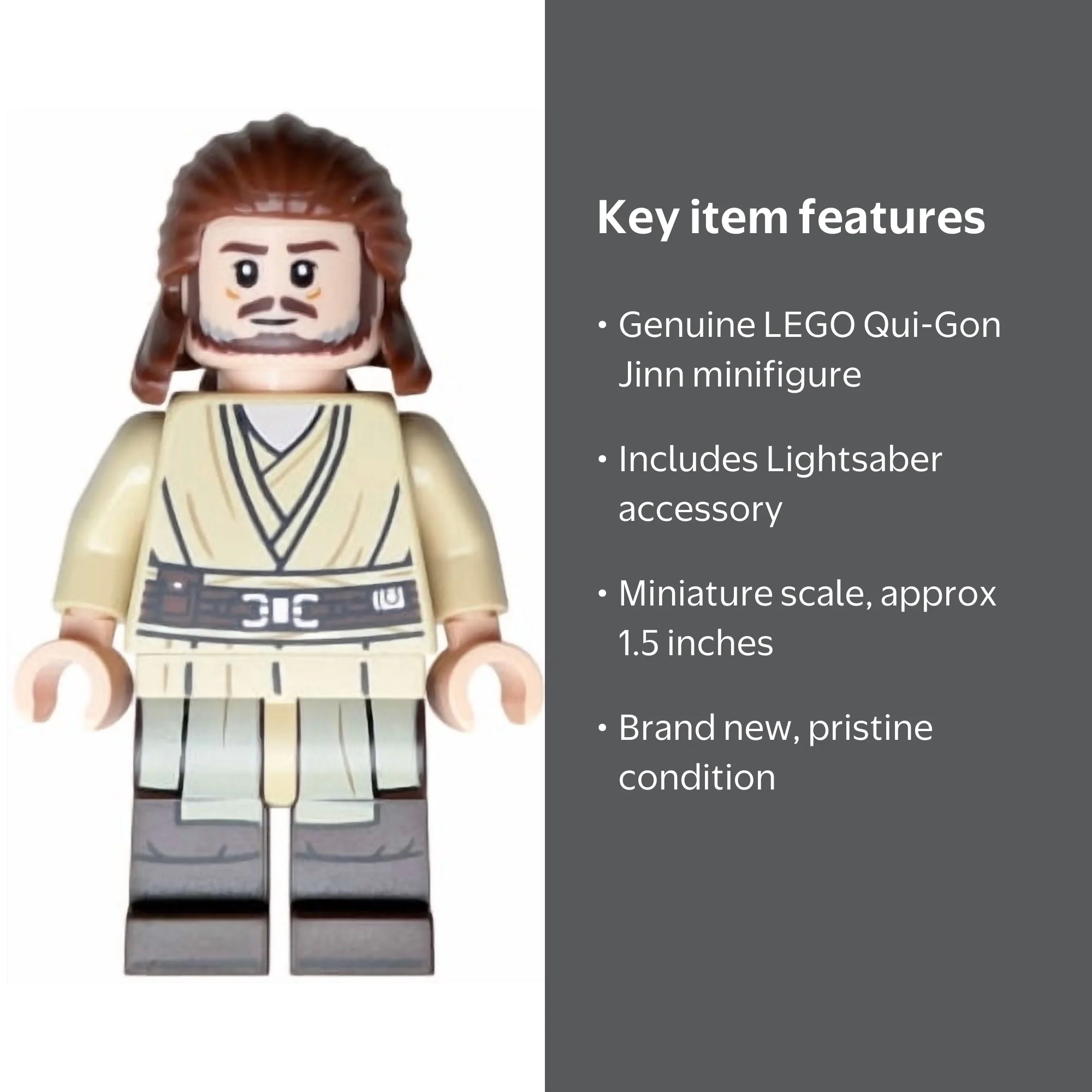 LEGO Star Wars: The Phantom Menace - Qui-Gon Jinn Minifigure with