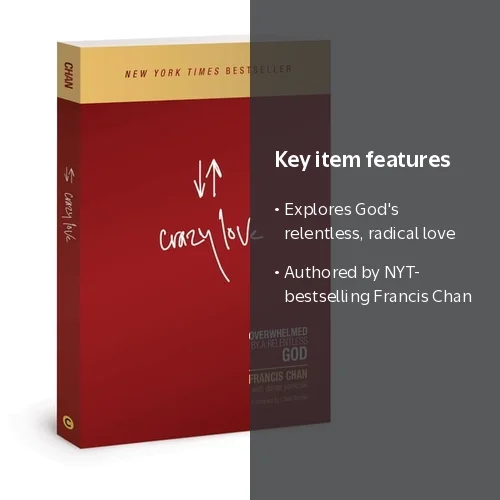 Crazy Love: Overwhelmed by a Relentless God, (Paperback) - Walmart.com