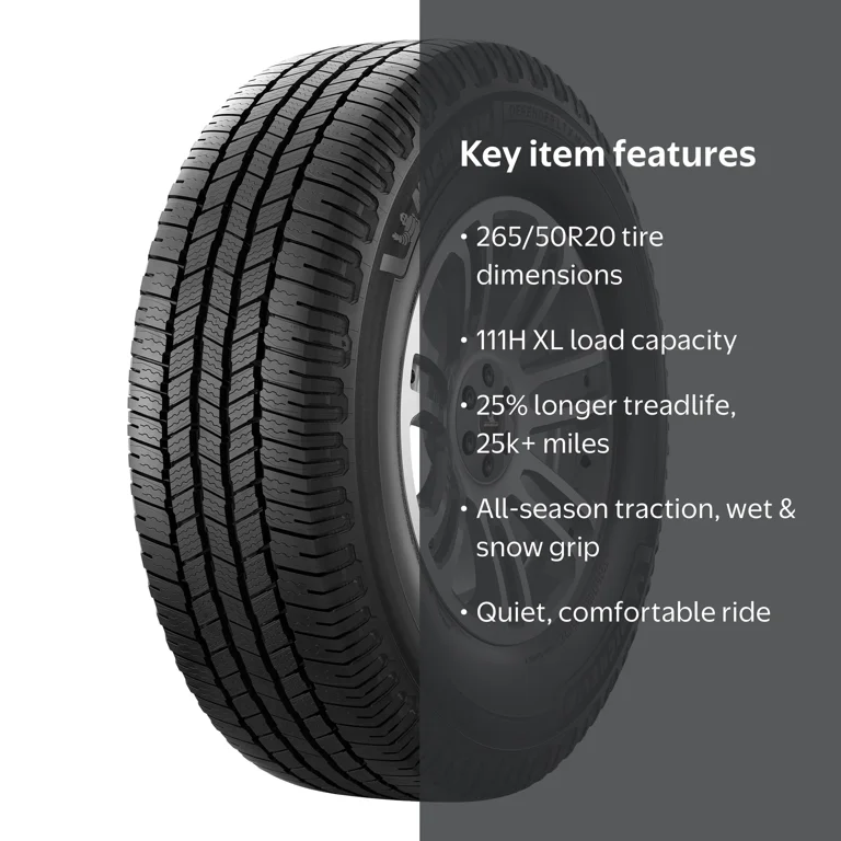 Free Shipping! Michelin Defender LTX MS2 265/50R20 111H XL Tire