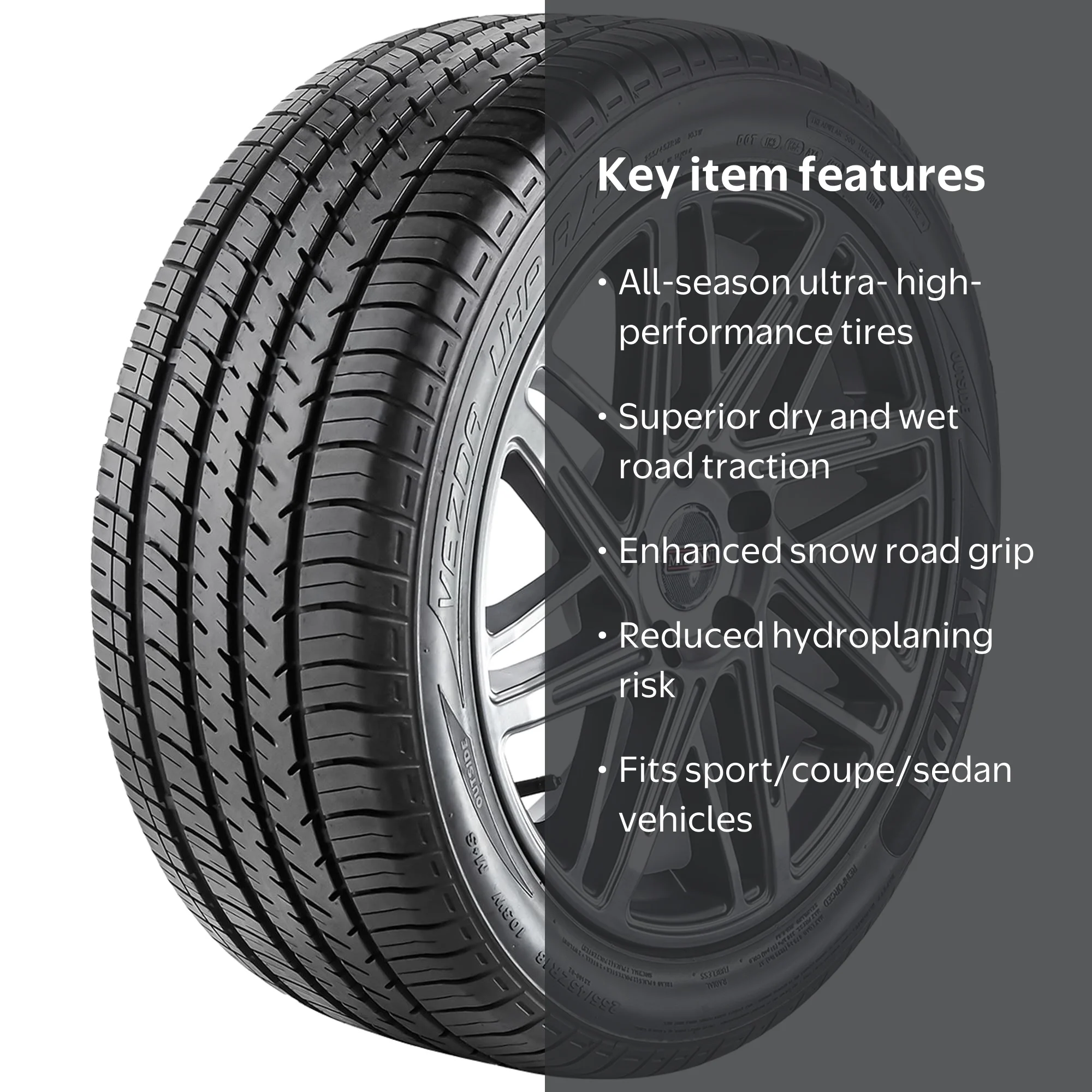 Kenda Vezda UHP A/S (KR400) UHP All Season P215/45ZR18 93Y