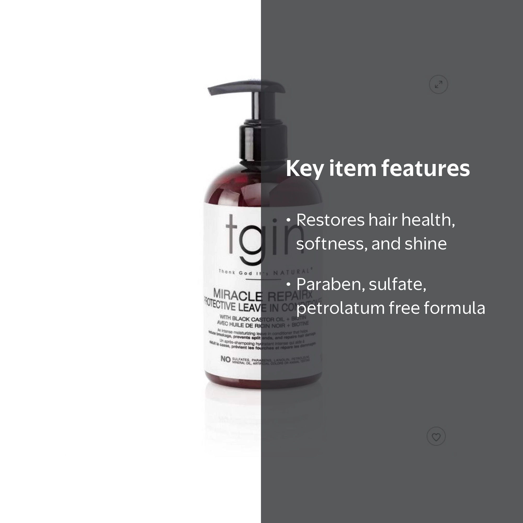 Thank God It's Natural Miracle RepaiRx Leave-In Conditioner, 13 oz