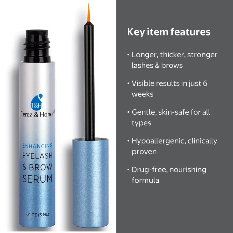 TEREZ & HONOR, Eyelash Enhancing Serum, 3ml, Natural and Safe