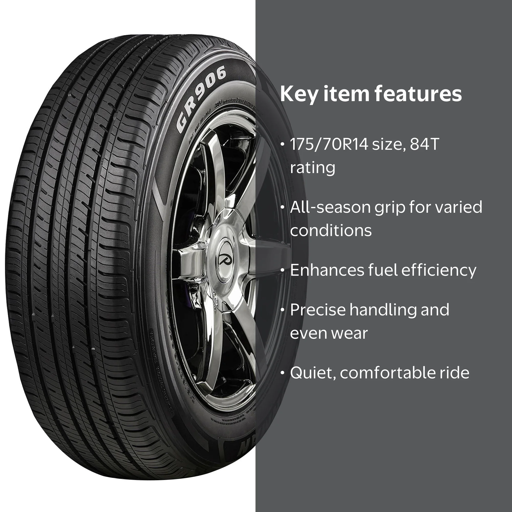 Ironman GR906 175/70R14 84T BW All-Season Tires - Walmart.com