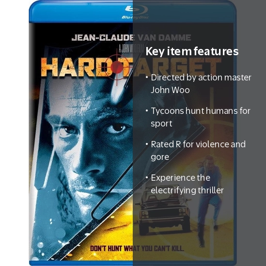 REPLAY&DESTROY〈3枚組〉Blu-ray Universal Studios - Hard Target [BLU-RAY] - Walmart.com