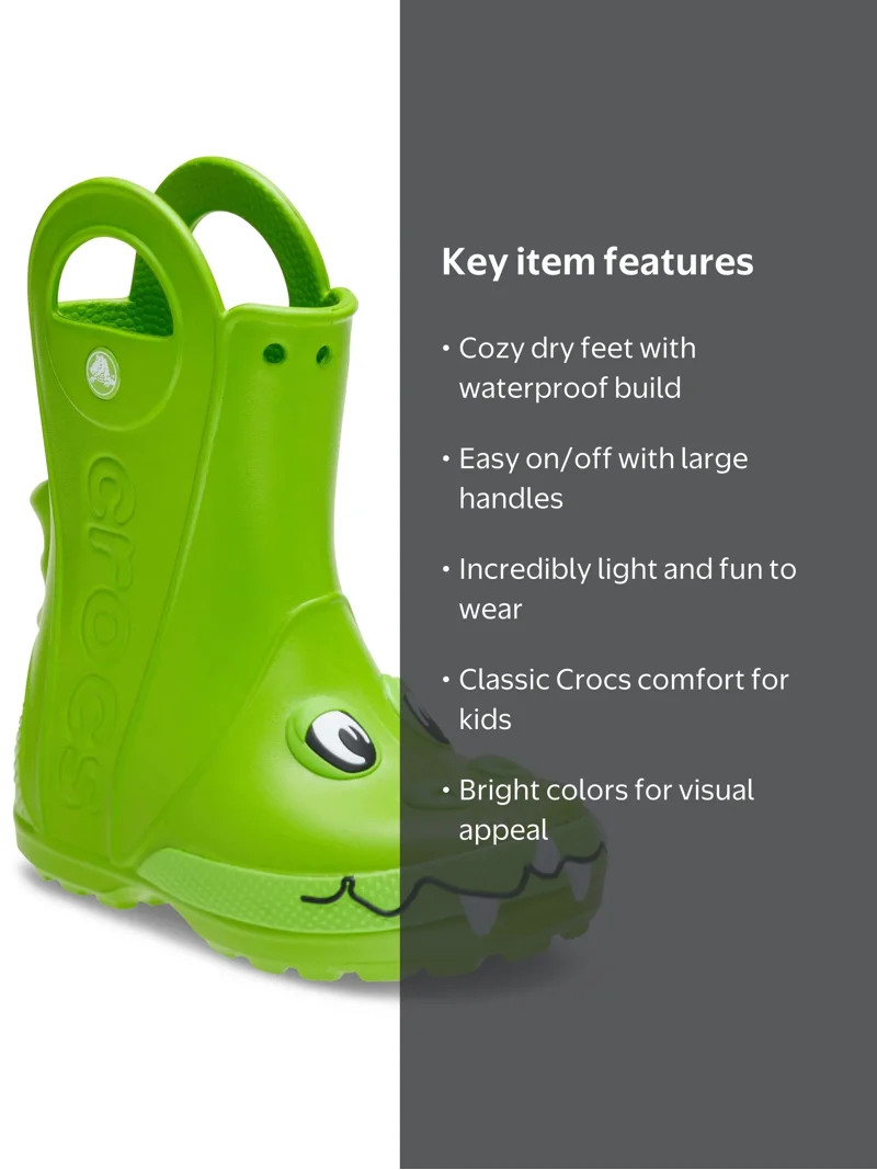 Crocs Toddler & Kids Handle It Rain Boot - Walmart.com
