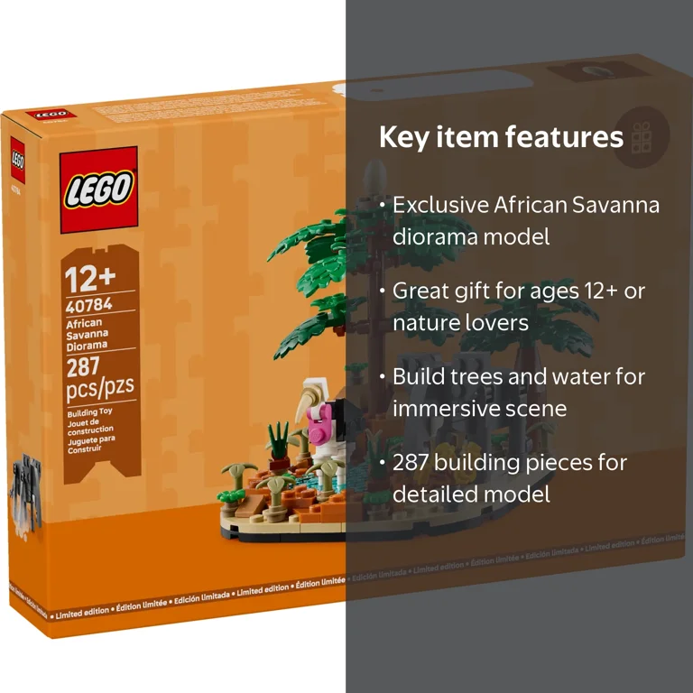 LEGO Exclusive Promotional African Savanna Diorama (40784) Gift