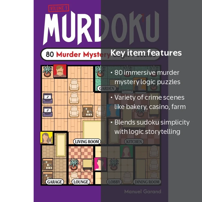 Murdoku: 80 Murder Mystery Logic Puzzles Paperback - Walmart.com