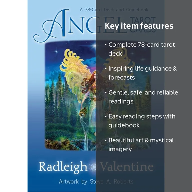 Radleigh Valentine Angel Tarot Cards: 78-Card Deck & Guidebook
