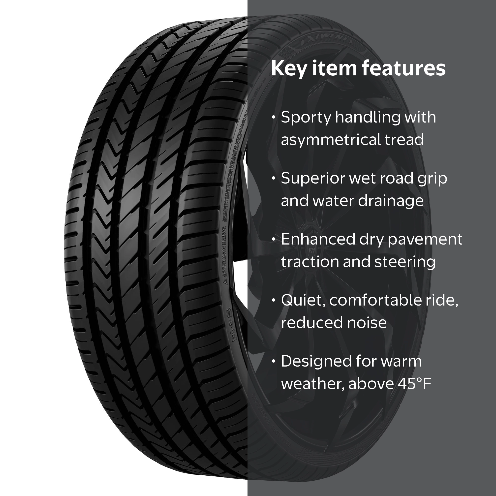 Lexani LX-Twenty Performance Passenger Tire, 255/35ZR20 97W XL