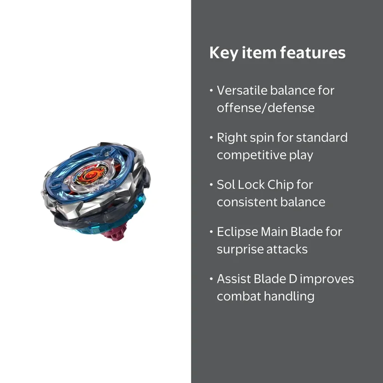 Takara Tomy Beyblade X CX-09 SolEclipse D5-70TK - Walmart.com