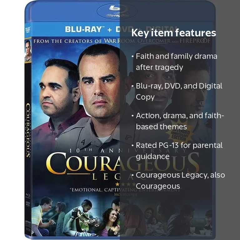 Spherics, Courageous Legacy, PG-13, Blu-ray + DVD + Digital Copy