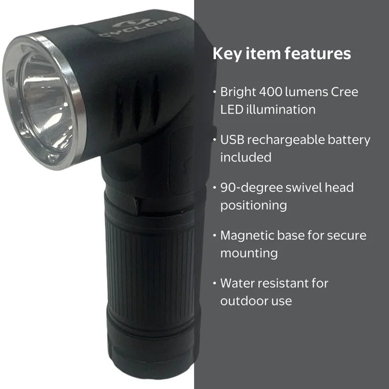 98 type rechargeable cree led flashlight Lighting EVER Flashlight, High Lumens Waterproof Adjustable Focus | Small, lightweight. For outdoor, camping, emergency, tactical use. AAA batteries included. Adjustable zoom focus and dim functions Husky 600 Lumens Dual Power