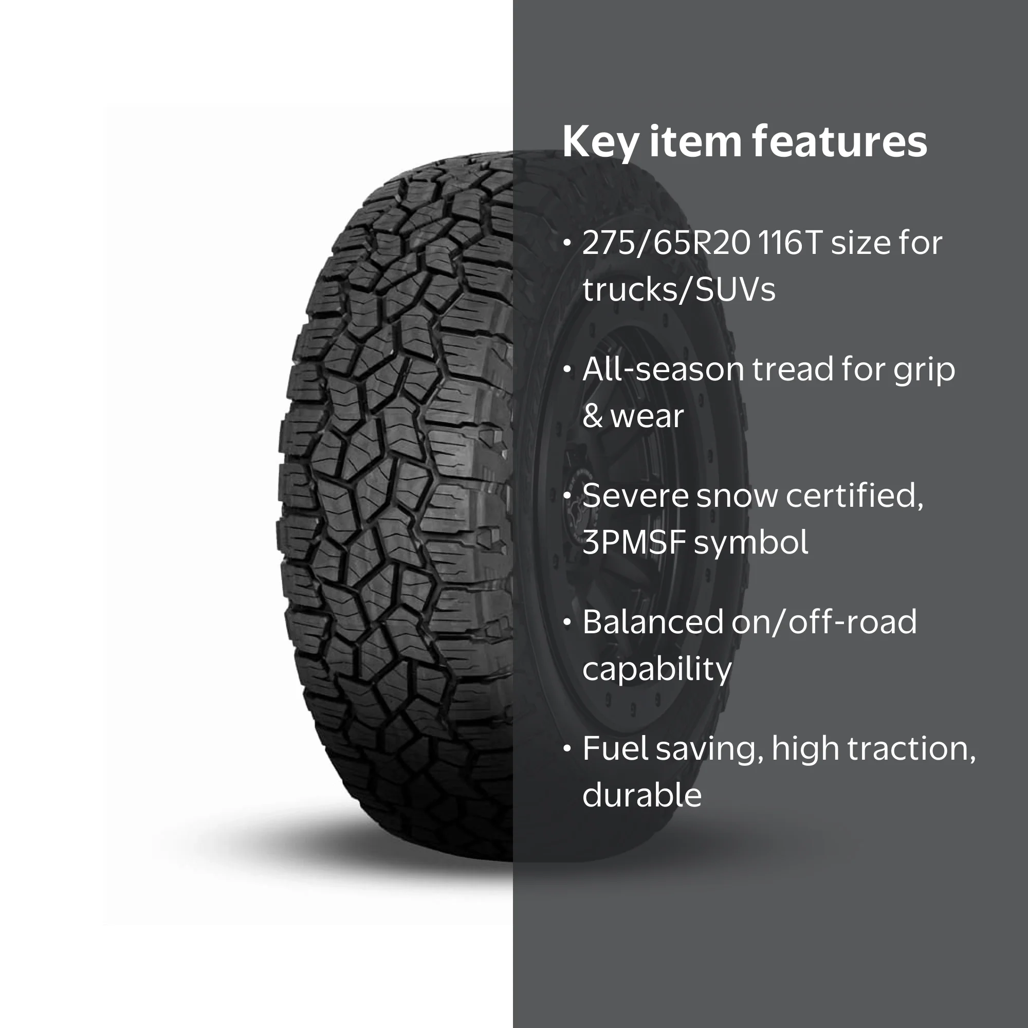 275/65R20 116T PIR SCORPION XTM AT ELT BW - Walmart.com
