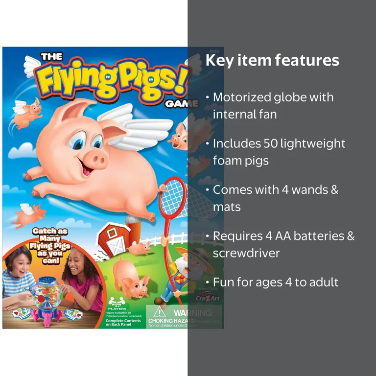 When Pigs Fly! Game by Cra-Z-Art - Walmart.com