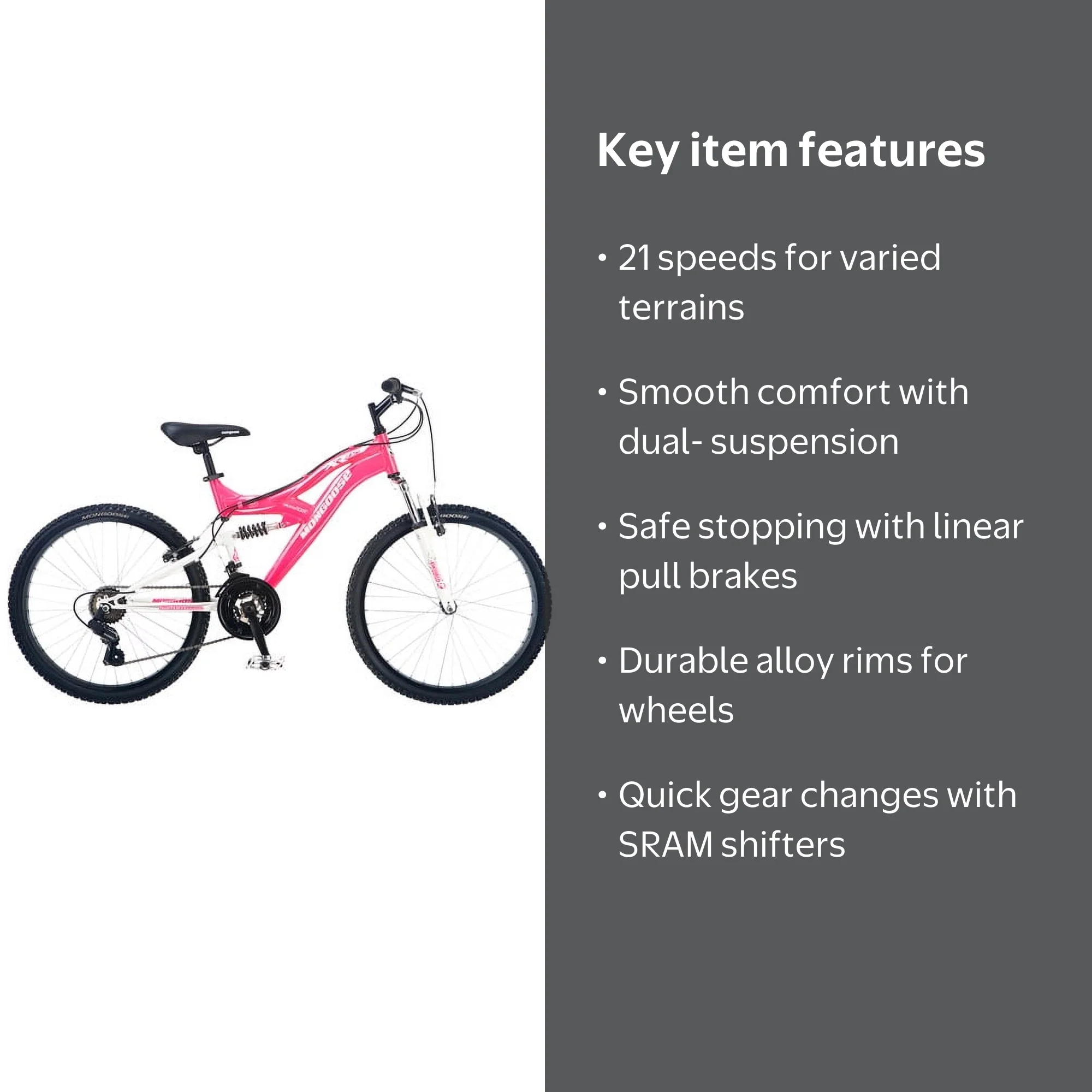 Mongoose 24 Girls Xr-75 - Walmart.com