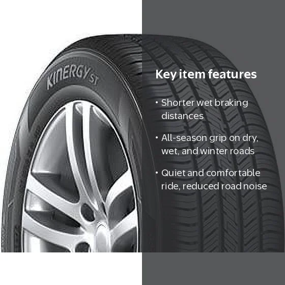 Hankook Kinergy ST (H735) 225/45R17 91H Touring all-season tire