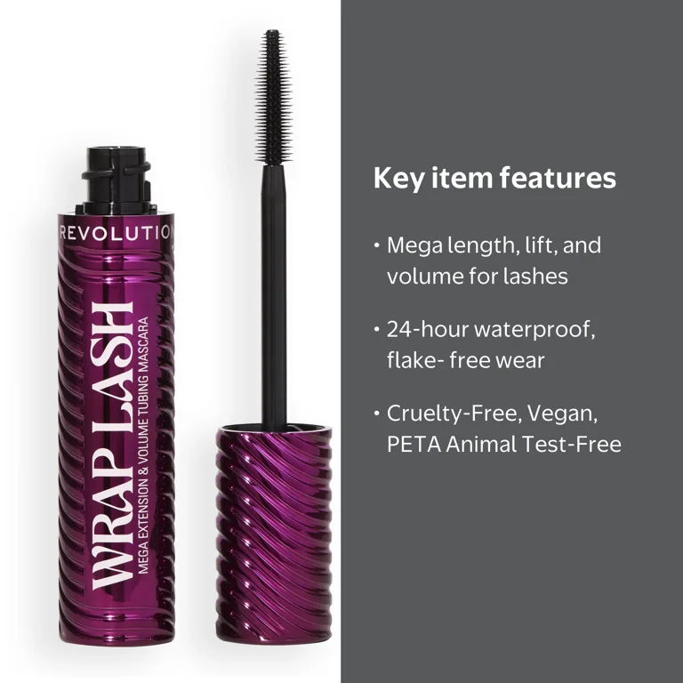 Revolution Wrap Lash Tubing Volumizing Mascara, High Intensity