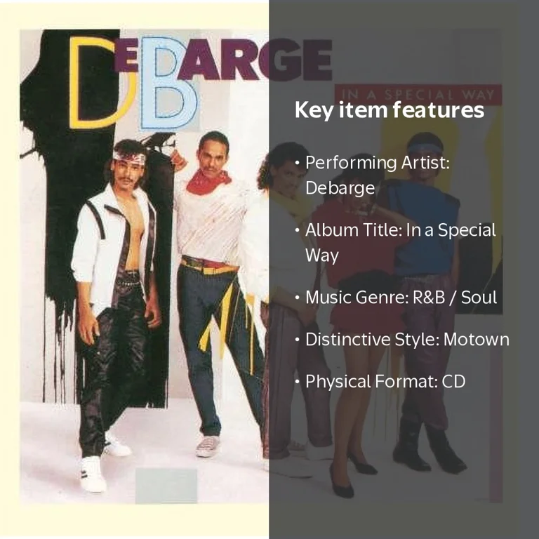 Motown, Debarge - In a Special Way, Music and Performance - CD
