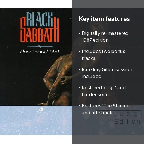 Black Sabbath - Eternal Idol - Music & Performance - CD - Walmart.com