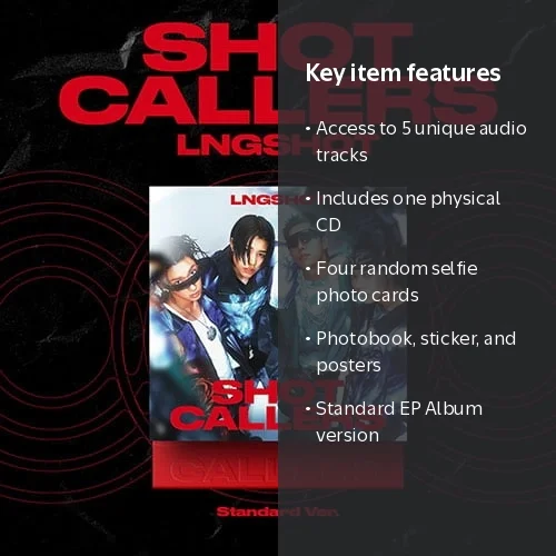 LNGSHOT - [SHOT CALLERS] EP Album STANDARD Version - Walmart.com