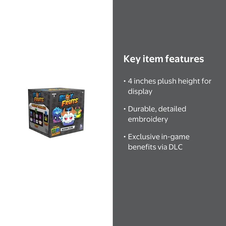 PhatMojo Series 3 Blox Fruits Mystery Plush, 10cm, Collectible