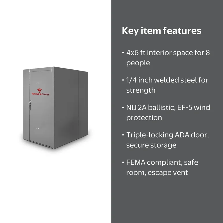 Extreme 4x6 Storm Shelter - Walmart.com
