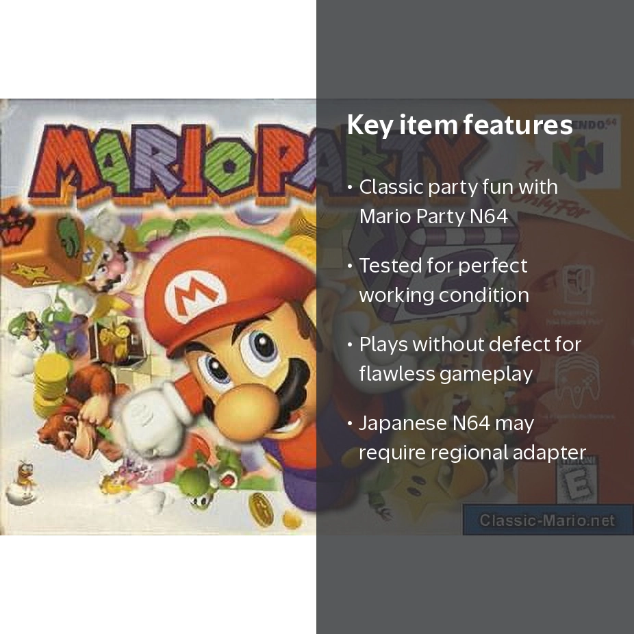 Mario Party - Nintendo 64 - Walmart.com