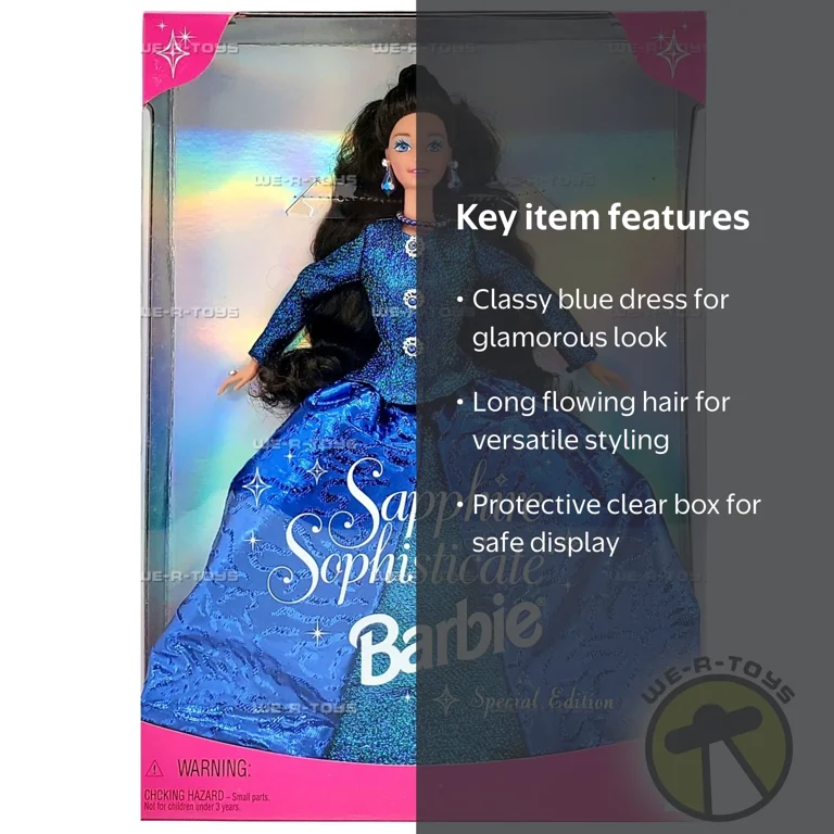 Mattel Sapphire Sophisticate Barbie Doll Fashion Toy - Walmart.com