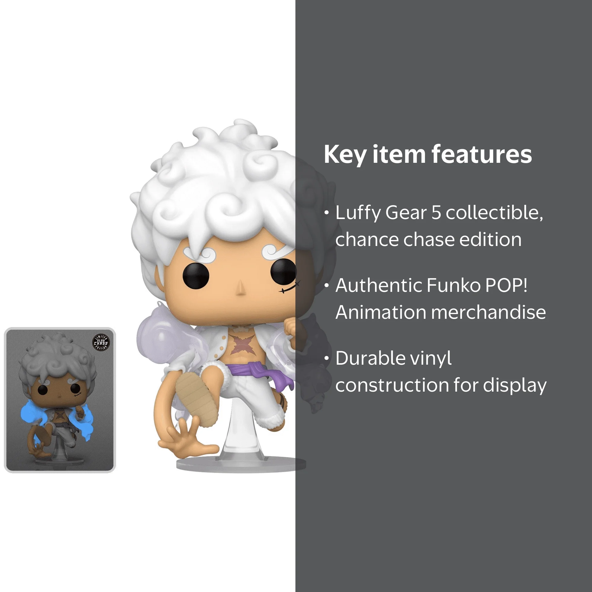 Funko, POP Animation: One Piece - Luffy Gear 5 with Chance of Chase -  Walmart.com