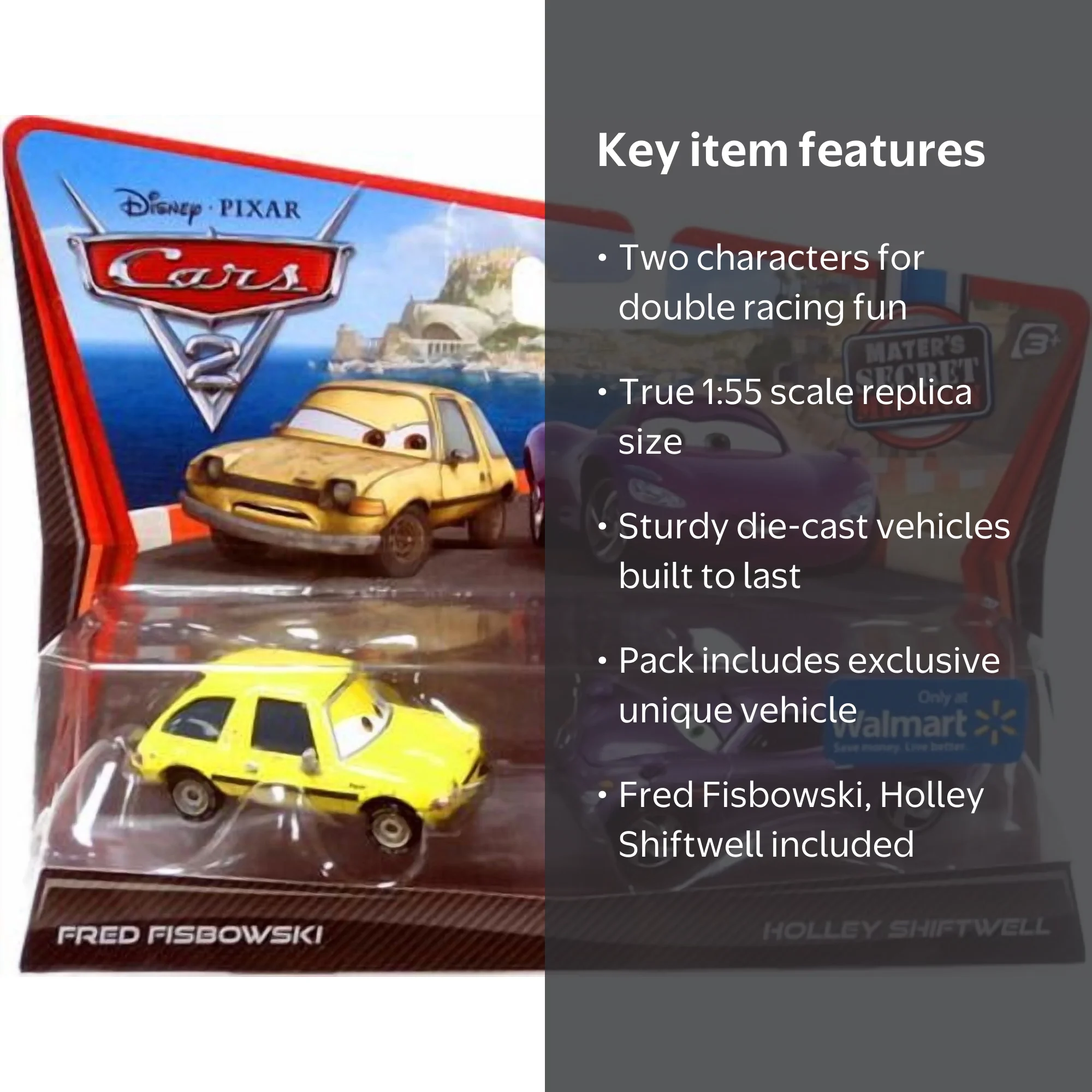 Disney / Pixar Cars Cars 2 Fred Fisbowski & Holley Shiftwell