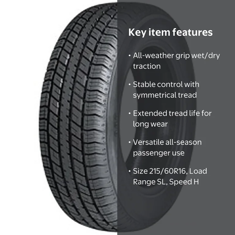 Otani EK2000 All Season 215/60R16 95H Passenger Tire - Walmart.com