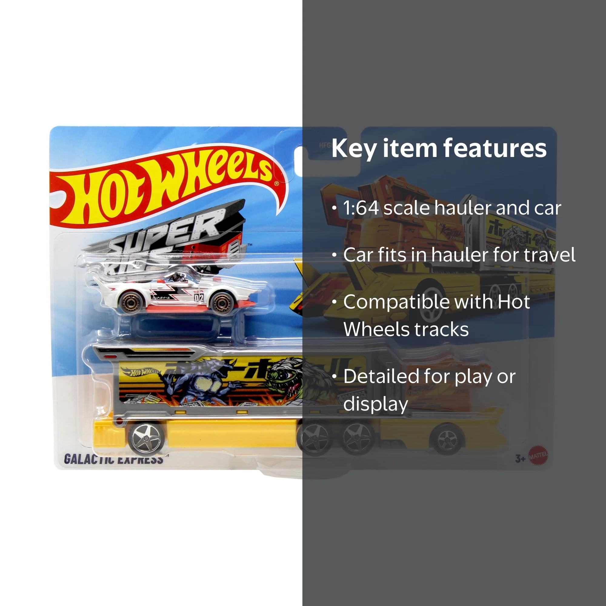 Hot Wheels Super Rigs Galactic Express Diecast Car - Walmart.com